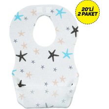 Babyjem 20'li Tek Kullanımlık Bebek Mama Önlüğü 2 Paket