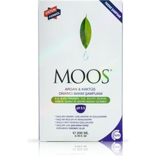 Moos pH 5.5 Argan & Kaktüs Özlü Tuzsuz Onarıcı Bakım Şampuanı 200 ML.