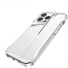 Cep Case Apple  iPhone 14 Pro Kılıf Kristal Desıng 2.0mm Kamera Çıkıntısı Warrior Mold Shockproof Kapak