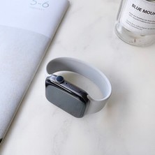 Cep Case Apple Watch 40MM Kordon 12.9 Small Mat Pürüzsüz Silikon Kordon Tek Parça 10 Renk