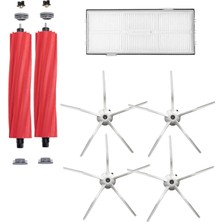 Roborge Roborock S7+ Robot Süpürge Uyumlu 7'li Yedek Parça Seti