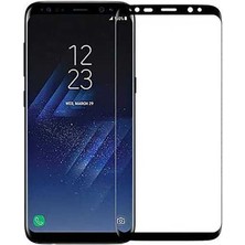 Cep Case Samsung Galaxy S8 Plus Ekran Koruyucu 3D Kavisli Seramik Tam Kapatan Esnek Ekran Koruma Siyah