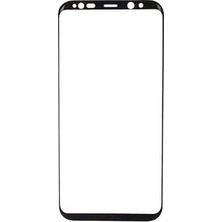 Cep Case Samsung Galaxy S8 Plus Ekran Koruyucu 3D Kavisli Seramik Tam Kapatan Esnek Ekran Koruma Siyah