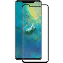 Cep Case Huawei Mate 20 Pro Ekran Koruyucu 3D Kavisli Seramik Tam Kapatan Esnek Ekran Koruma Siyah