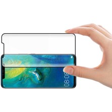 Cep Case Huawei Mate 20 Pro Ekran Koruyucu 3D Kavisli Seramik Tam Kapatan Esnek Ekran Koruma Siyah