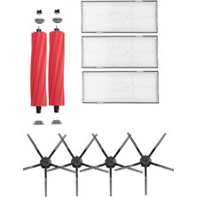 Roborge Roborock S7 Pro Ultra Robot Süpürge Uyumlu 9'lu Yedek Parça Seti