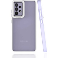 Cep Case Samsung Galaxy A52 Uyumlu Kılıf Darbe Emici Kamera Lens Korumalı Arkası Mat Kapak