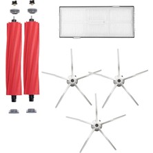 Roborge Roborock G10 Robot Süpürge Uyumlu 6'lı Yedek Parça Seti