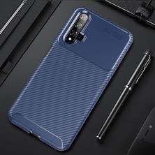 Cep Case Huawei Honor 20 Kılıf Ultra Slim Fit Karbon Tasarım Tam Kalıp+Nano Ekran Koruma