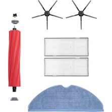 Roborge Roborock S7+ Robot Süpürge Uyumlu 6'lı Yedek Parça Seti