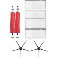 Roborge Roborock S7+ Robot Süpürge Uyumlu 8'li Yedek Parça Seti