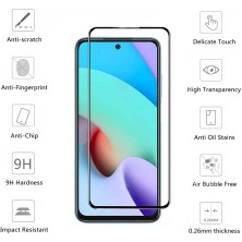 Cep Case Xiaomi Poco M4 Pro 5g Ekran Koruyucu Kenar Korumalı Tam Kapatan 5d Temperli Cam Ekran Koruma Siyah