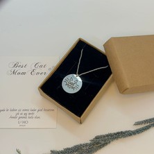 Usho Jewelry 925 Ayar Gümüş Cat Mom Kolye