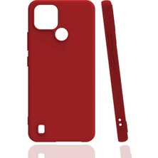 Cep Case Realme C21  Kılıf Soft Matte Yüzey Kamera Çıkıntılı Tam Kalıp Silicone