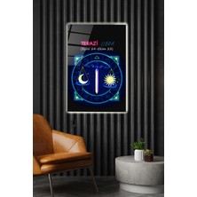 Hinora LED Aydınlatmalı Libra Cam Tablo, Işıklı Cam Tablo