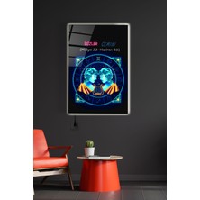 Hinora LED Aydınlatmalı Gemini Cam Tablo, Işıklı Cam Tablo