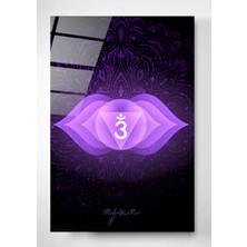 Hinora Digi-Glass Üçüngöz (Ajna) Çakrası Cam Tablo