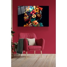 Hinora Afrikalı Kadınlar Cam Tablo, Dekoratif Cam Tablo