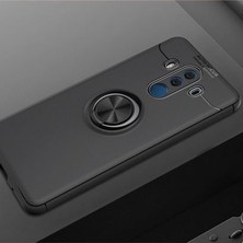 Cep Case Huawei Mate 10 Pro Kılıf Yüzüklü Standlı Soft Parmak Izi Bırakmaz Kapak