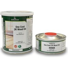 Borma Wachs One Coat 2k Wood Oil - Çift Kompenantlı Ahşap Yağı