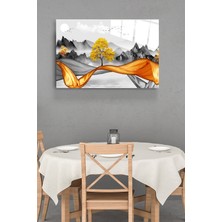 Hinora Gold Ağaç Cam Tablo, Dekoratif Cam Tablo