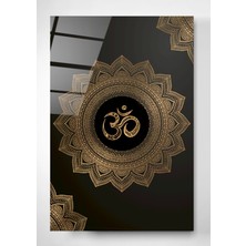 Hinora Digi-Glass Taş Çakra (Sahasrara) Cam Tablo