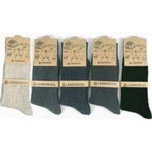 MT Socks Kışlık Yün Erkek Çorap 6'lı Paket Lambswool