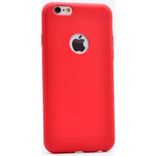 Cep Case Apple iPhone 6 Plus Kılıf Yumuşak Ince Soft Pürüzsüz Silikon Kapak ve Nano Cam Koruma