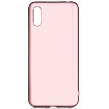 Cep Case Xiaomi Redmi 9A Kılıf Yumuşak Ince Soft Pürüzsüz Silikon Kapak ve Nano Cam Koruma