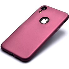 Cep Case Apple iPhone Xr Kılıf Yumuşak Ince Soft Pürüzsüz Silikon Kapak ve Nano Cam Koruma
