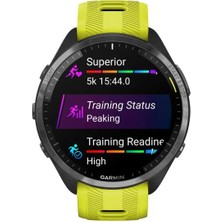 Garmin Forerunner 965 - Karbon Gri Dlc Titanyum Sarı | Siyah Akıllı Saat