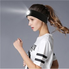 Jiangmeng Yoga Updo Bluetooth Kulaklık Kafa Bandı Gece Koşu Aydınlatma Uyarısı 3 Konumlu Ayarlanabilir LED Işık Spor Kafa Bandı (Yurt Dışından)