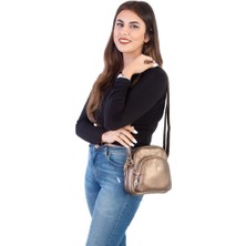 Nas Bag Kadın Çapraz Çanta  Bakır Yıkamalı