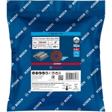 Bosch Expert X-Lock - 115 mm 60 Kum Metal İçin Prisma Teknoloji Fiber Zımpara Diski