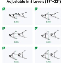 CepCase Göksu Grup Alüminyum Manyetik Katlanabilir Ayarlı Dizüstü Laptop Standı