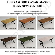 Deryawood Masif Ahşap Tilia Toplantı Masası 100*240*76 cm