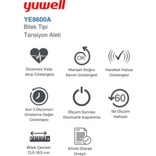 Yuwell Bilek Tipi Dijital Tansiyon Aleti YE8600A