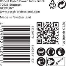 Bosch Expert M480 Zımpara Ağı Alçıpan Zımpara Makineleri İçin 225 mm G 240 25 Parça