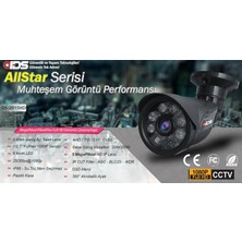 Ids 4 Kameralı Set - 5mp Sony Lensli Full Hd Gece Görüşlü Güvenlik Kamerası Sistemi - Cepten Izle