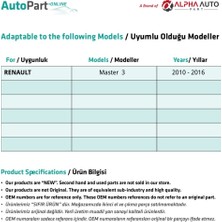 Renault Master 3 Için 3. Stop Lambası