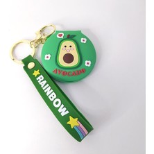 HD Marketim Anahtarlık Silikon Ayna Avokado Anahtarlık Çanta Süsü Oyuncak