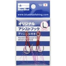 Lhr Blue Blue Hand Made Assist Hook Iğne Medium