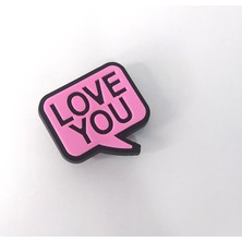 HD Marketim Terlik Ayakkabı Sandalet Tokası Love You 1 Adet Silikon Kız Erkek Aksesuar Hediye