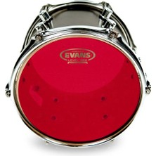 Evans Deri 10 Hydraulic Tom Clear Yağlı Kırmızı Çift Kat