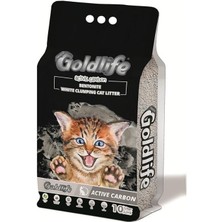 Goldlife Premium Serisi Aktif Karbon 10 Litre Kedi Kumu