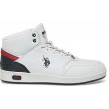 U.S. Polo Assn. Malone Gsn 3pr Beyaz Unisex High Sneaker