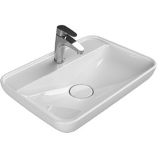 Turkuaz Lal 60X42 cm Tezgahüstü Lavabo 072700