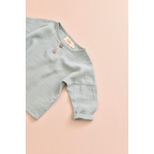 Lollie Müslin Oversize Gömlek, Bebek & Çocuk %100 Pamuk - Mint