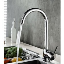 Elmina Armatür Oynar Başlıklı Lüx Mutfak Eviye Bataryası Musluğu Çeşmesi