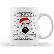 Baskı Dükkanı Breaking Bad Heisenberg Merry Chrystmeth Christmas Kupa Bardak Porselen